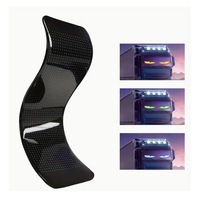 Yeux animés Devil's Eye à commande à distance pour voitures et camions, écran LED pour pare-brise de voiture, lumière indicatrice DIY, décoration LED