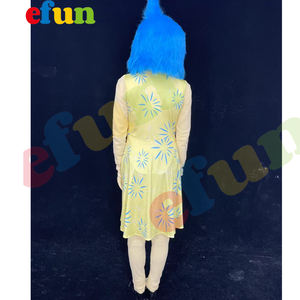 Efun quantité minimale de commande 1 PC personnalisé Fury Evil Angry Gloomy Anxiety Emoticon Sad Mascot Costume adulte Cartoon Inside Out Costume à vendre - Product Image 3