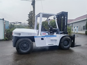 מלגזה יפנית במחיר נוח 10 טון TCM דגם FD100 דיזל משומשת טויוטה/TCM/קומטסו מלגזה 10 טון - Product Image 4