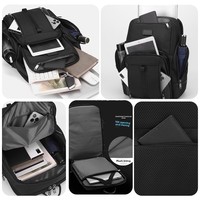 Nouveau sac à dos pour ordinateur portable de voyage d'affaires imperméable de grande capacité unisexe multifonction