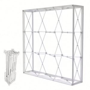 Aluminum Frame Collapsible Fabric Display <b>Stand</b> SEG Advertising Light Box Pop up Backlit <b>Backdrop</b> Exhibition <b>Stand</b> - Product Image 2