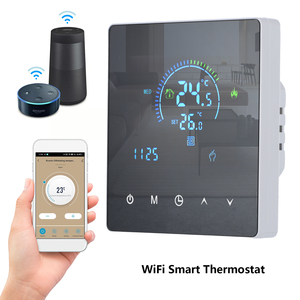 Nouveau thermostat intelligent WiFi Tuya, interrupteur double usage pour <span class=keywords><strong>chauffage</strong></span> au sol (eau et électrique), panneau de commande de <span class=keywords><strong>chauffage</strong></span> connecté à une chaudière à gaz - Product Image 3