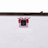 Congélateur horizontal commercial avec vitrine réfrigérée et porte coulissante en verre