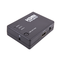Commutateur sélecteur HDMI 3 entrées 1 sortie, usine, haute qualité, OEM, commutateur HDMI, télécommande IR, pour projecteur, HDTV, moniteur d'ordinateur
