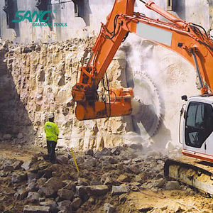 <span class=keywords><strong>Lame</strong></span> de scie diamantée SANG 1600 mm 2000 mm pour excavatrice, accessoire de scie hydraulique pour béton, pour projets de démolition et d'excavation - Product Image 4