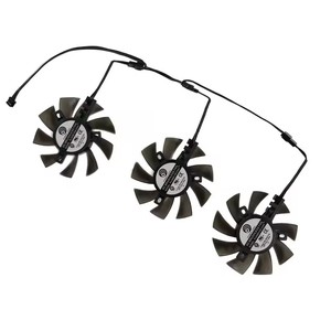 GA81S2U,PLD08010S12HH, refroidisseur de carte, pour Amd XFX Radeon VII, PowerColor AX RX 570 4G, <span class=keywords><strong>GIGABYTE</strong></span> GTX 1660Ti RX 6700 <span class=keywords><strong>5700</strong></span> <span class=keywords><strong>XT</strong></span> - Product Image 5