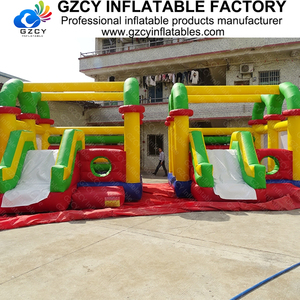 Château plein d'entrain gonflable commercial Combo Bounce House Château sautant pour enfants 0.55mm PVC Certifié CE Portable pour - Product Image 5
