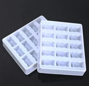Factory price disposable medical electronic insert blister thermoformed plastic vacuum form tray inner packaging