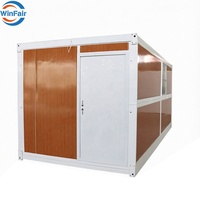 Maison modulaire portable WinFair de 20 pieds, petite maison préfabriquée, conteneur pliable pour les Philippines, entrepôt préfabriqué pour l'Australie
