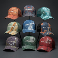 Gorra Trucker de Malla con Estampado Topográfico Personalizado, OEM ODM, Etiqueta Privada, Visera Curva para Streetwear y Marcas de Diseño