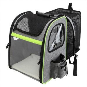 Luxury Soft-Sided Pet Carrier with Mesh Windows, Waterproof Foldable Travel Tote for Small <b>Dogs</b> Cats, Portable Lightweight Bag - Product Image 3