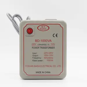 BD-1000W 110V to 220V AC Step up Step Down Transformer International Voltage converter