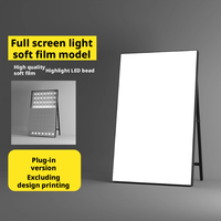 Vente chaude, prix d'usine en gros, cadre décoratif rectangulaire en aluminium, support de panneau, support d'affiche, publicité extérieure