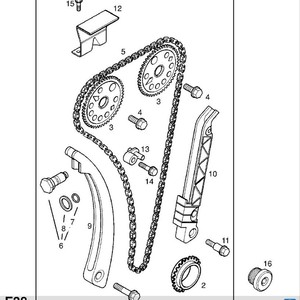 Kit de tensionneur de chaîne de distribution 12576644 pour remplacement et réparation - Product Image 1