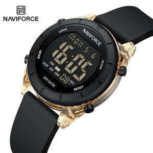 NAVIFORCE 7108 Digital Watches for Women Muilti-Function Luminous Waterproof Wristwatch Silicone Strap Female <b>Clock</b> - Product Image 6