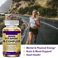 Vitahealthy OEM/ODM marque privée approvisionnement en usine capsules végétaliennes naturelles complément alimentaire santé 120 pièces capsule complexe de vitamine B