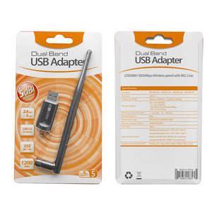 Transmisor y receptor WiFi inalámbrico 1300Mbps Realtek RTL8812 adaptador <span class=keywords><strong>USB</strong></span> wi-fi tarjetas de red wifi para portátil <span class=keywords><strong>hp</strong></span> - Product Image 6