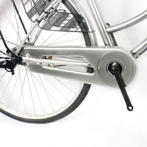 <span class=keywords><strong>Bicicleta</strong></span> Urbana Clásica Vintage de <span class=keywords><strong>26</strong></span> Pulgadas para Hombre y Mujer, de Una Velocidad, con Cuadro y Horquilla de Acero, y Canasta - Product Image 6
