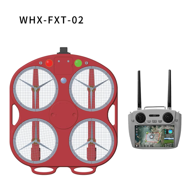 Multi-Functional RC Lifebuoy Drone - Flight Remote-Controlled for Cargo Transportation, Water Rescue & Equipped with HD Camera