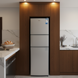 Réfrigérateur 3 portes à congélateur supérieur 206L, modèle très vendu, avec caractéristiques essentielles pour usage domestique - Product Image 4