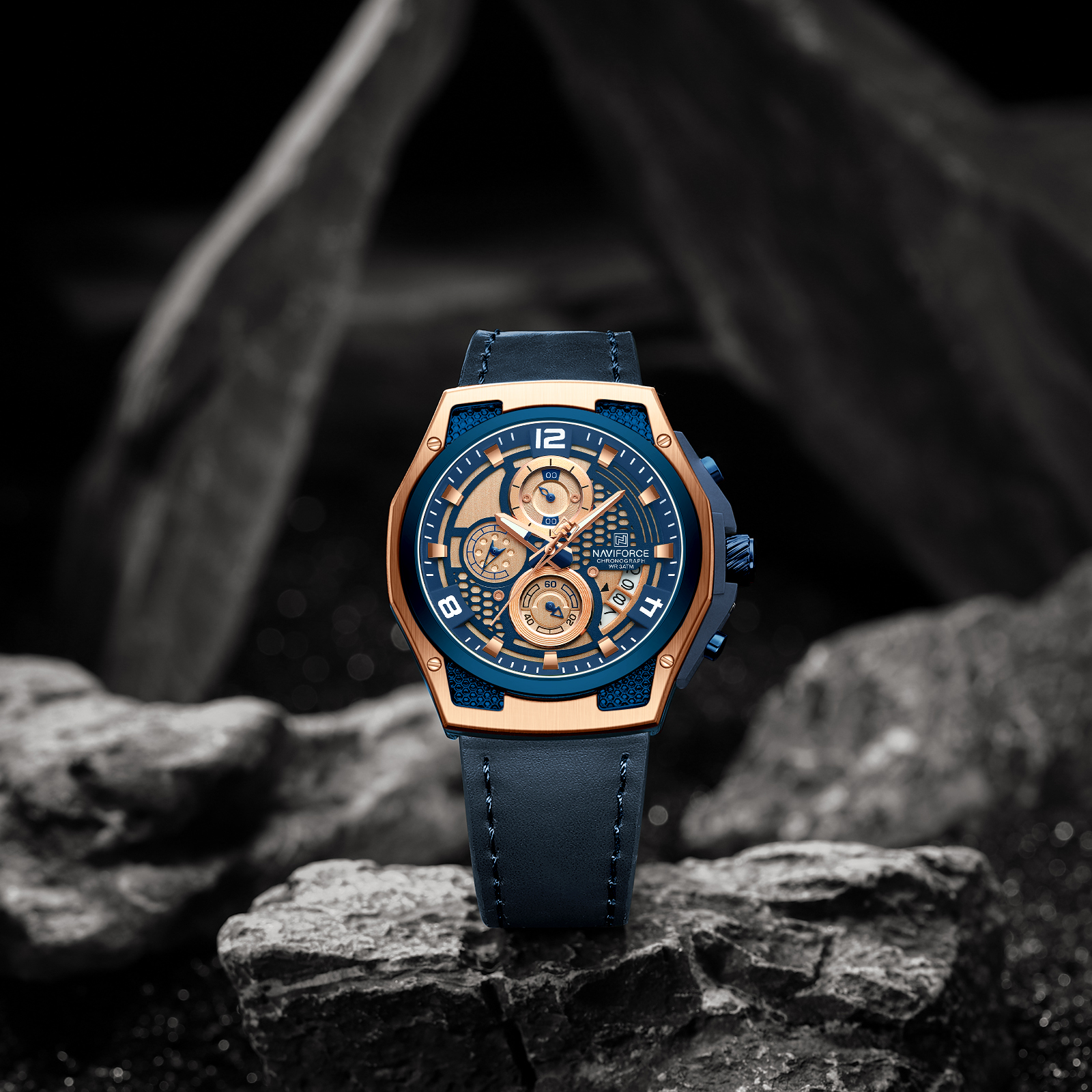 Reloj NAVIFORCE 8051 para hombre, reloj de pulsera deportivo