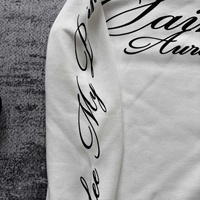 Chemise thermique à manches longues en coton gaufré 100% MT1498, 320g, impression personnalisée sur écran, t-shirt à manches longues, vêtements décontractés pour hommes
