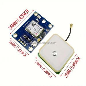 Módulo controlador de vuelo GPS GY-NEO6MV2 NEO-6M, 3V-5V, con antena cerámica súper fuerte EEPROM MWC APM2.5 para Arduino - Product Image 3