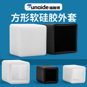 Funda de silicona para teléfono Fernandes Square, color negro y blanco, absorbente de golpes, resistente al agua, funda protectora para todas las estaciones, estilo minimalista - Product Image 5