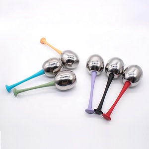 De acero inoxidable facial de rodillos de masaje debilitar arrugas ojo belleza frío Bola de masaje rodillo - Product Image 1