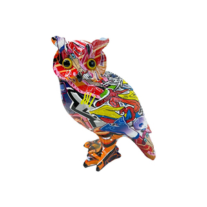 Resina gufo decorazione uccello in resina gufo statua decorazione per la casa <span class=keywords><strong>soggiorno</strong></span> Desktop portico decorazione in resina statuette <span class=keywords><strong>regalo</strong></span> - Product Image 1