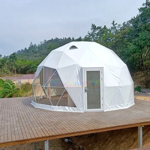 Tente de camping en forme de dôme, portable, pliable, avec parois en verre, glamping, tente géodésique en forme d'igloo, tente de pêche sur glace en plein air, maison en forme de dôme - Product Image 5