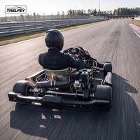Go Kart de Gasolina para Pista, 200-225cc, 9.5HP, Potente Sistema de Frenos Hidráulicos, Karting de Pedales para Exteriores, con Certificación CE para Adultos