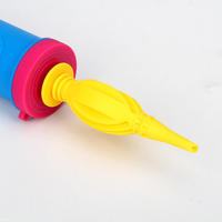 Pompe à air portable manuelle XI YOU LE en plastique recyclable et écologique à embout oblique pour gonfler les décorations de mariage, de fête et d'Halloween