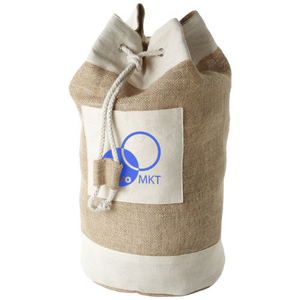 Bolsa de lona de marinero de yute de fábrica con logotipo - Product Image 5