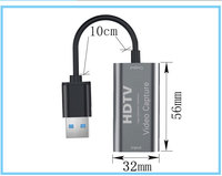 Tarjeta de captura de vídeo 1080p 60fps 4K HDMI, compatible con 4K 3,0 @ 60 Hame ame
