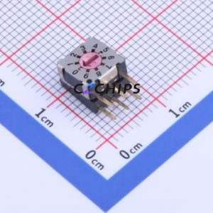 SKAR-10H1 Rotary Encoder Switch Through hole Component (THT) Switch 10 True Code - Product Image 1