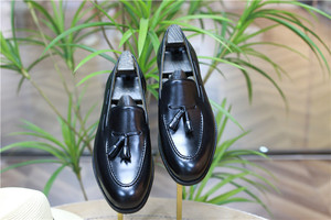 Scarpe eleganti Casual da uomo di nuova generazione con chiusura Slip-On a punta di pelle per abbigliamento da lavoro per la stagione autunnale - Product Image 3