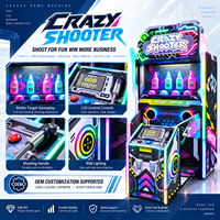 Machine de jeu d'arcade simulateur pour enfants de haute qualité, avec écran, fonctionnement à monnayeur, jeu de tir au pistolet et aux lasers, jeu de tir à la bouteille, jeu de tir à la cible mobile