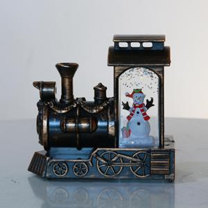 New Item LED Christmas Train Lights Warm White 12.6x6.4x11.8CM <b>Table</b> Decoration with Water Wholesale Price - Product Image 4