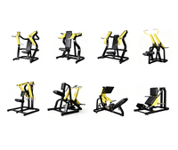Equipo de Gimnasio Comercial de Acero de Alta Resistencia, 300 m², Conjunto Completo Profesional para Entrenamiento de Fuerza, Paquete para Club, Máquinas para Pecho, Piernas y Espalda