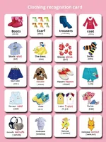 Jeu de société éducatif personnalisable pour enfants avec papier adhésif magnétique, jouet d'identification d'objets personnalisé