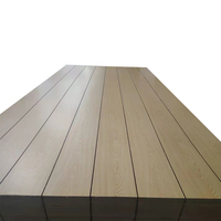 Panneau à lattes, MDF rainuré, MDF à rainures pour présentoir mural à lattes