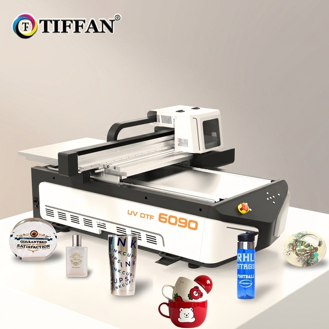 High Quality Wholesale Custom Cheap I3200 Head  DIY Sticker 3D Texture Printing 6090 Uv Flatbed Printer