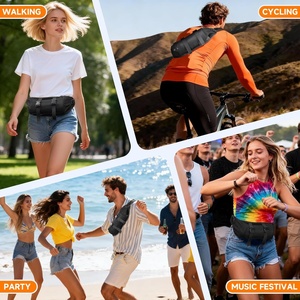 Universal Portable Speaker Crossbody Bag Adjustable Belt Bag Waist Pouch for <strong>JBL</strong> Pulse 2/3/4/5 for Charge <strong>Essential</strong> 2/3/4/5/<strong>6</strong> - Product Image 3