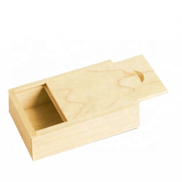 Cheap Pine Wood Usb Storage Box