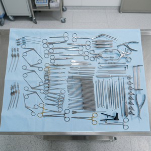 Juego de Instrumentos Quirúrgicos Manuales de Acero Inoxidable de Clase I de Alta Calidad BISONS para Timpanoplastia y Cirugía del Oído Medio, con Certificación CE - Product Image 3