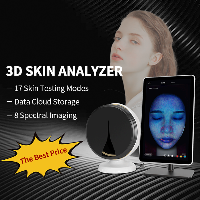 Home Use AI Skin Analyser Skin Analysis Machine Facial Scanner 3d Skin Analyzer