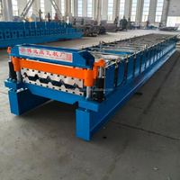 Machine de formage de tuiles de toit trapézoïdales, machine de fabrication de tôles ondulées métalliques