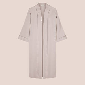 कस्टमाइज्ड ओपन अबाया मुस्लिम महिलाओं के लिए कस्टमाइम पारंपरिक अबाया कपड़े कस्टम डिजाइन किए गए कपड़े - Product Image 3