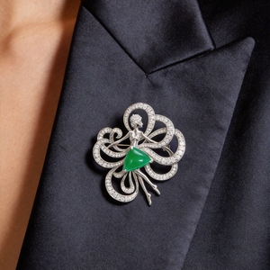 [Expo de Joyería Internacional de Hong Kong] Broche de Hada Floral Hecho a Mano con Pétalos Caprichosos para Adorno de Atuendos Delicados - Product Image 3